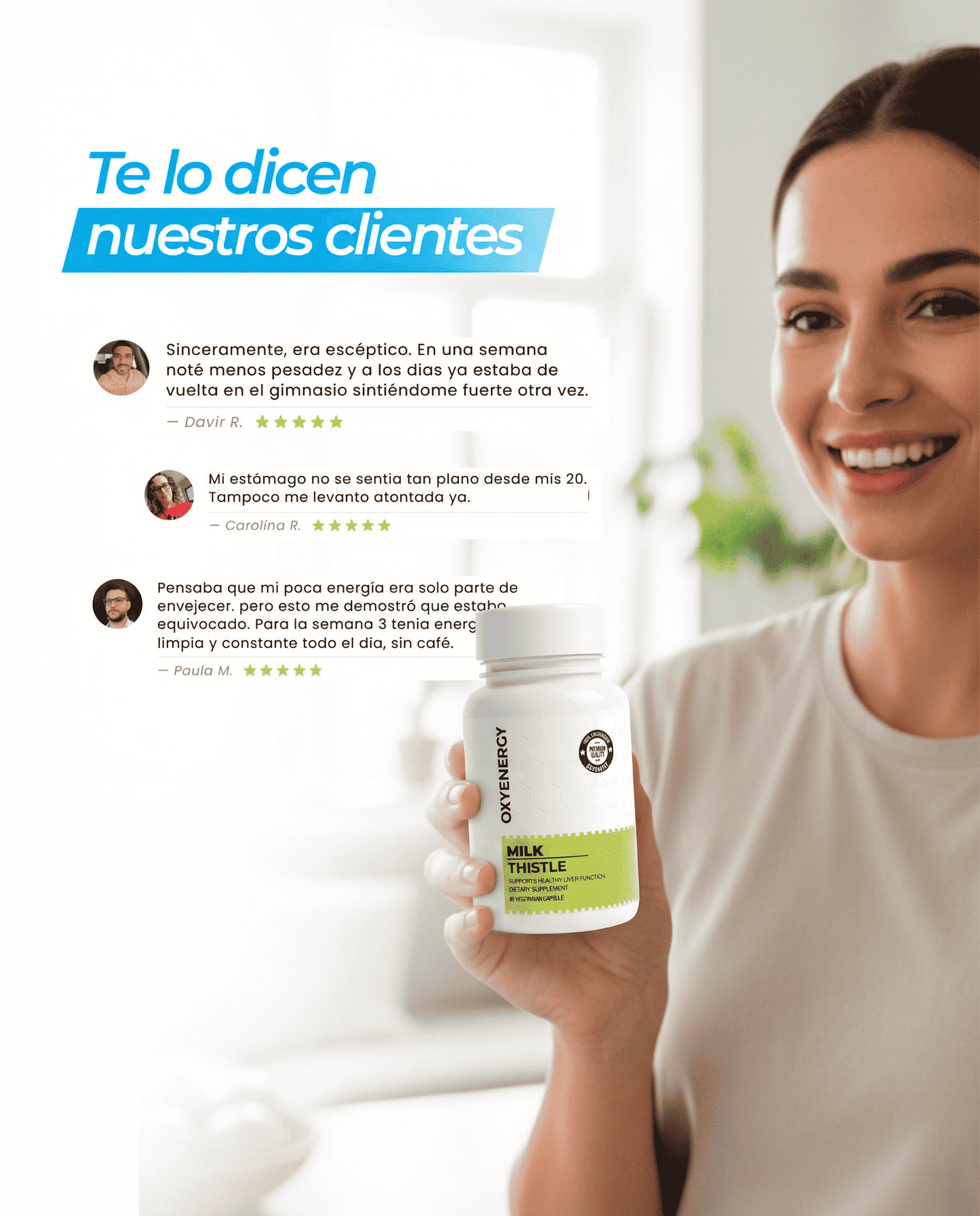 OXYENERGY Cardo Mariano – Detox Hepático & Limpieza de Colon