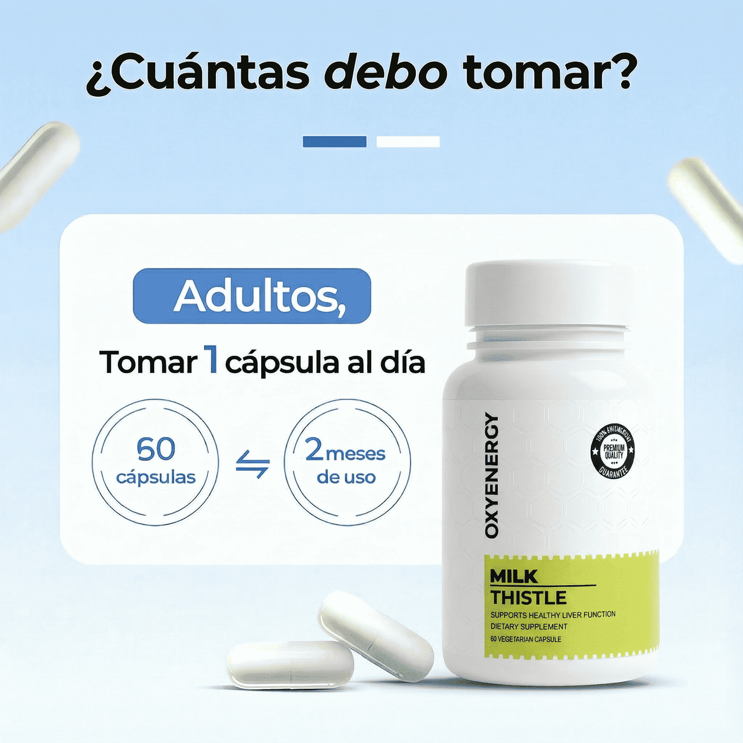 OXYENERGY Cardo Mariano – Detox Hepático & Limpieza de Colon